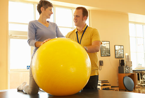Visiting a Physical Therapist
