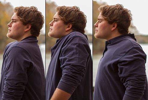 Roll your shoulders to loosen up