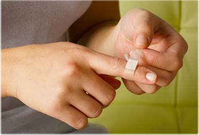 Cuts and burns itch as they are healing because of